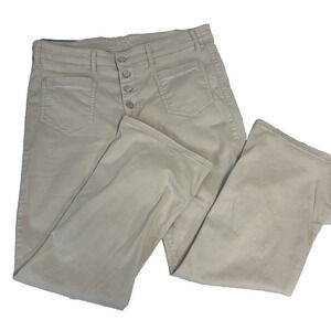 MAC Jeans Pants Women's Size 40 Dream Kick Tan Stone Cotton Stretch Button Fly